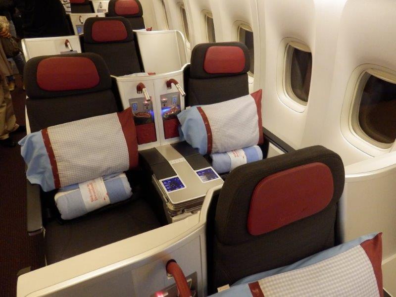 Austrian Airlines Boeing 777 Business Class